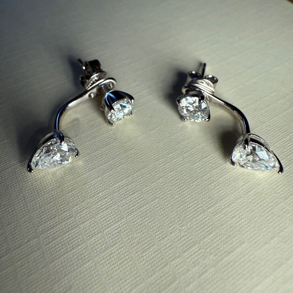 CERTIFIED Moissanite Diamond stud plus Add-on